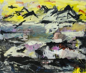 Lichtenberg, 2017, Acryl auf Leinwand, 120×140 cm