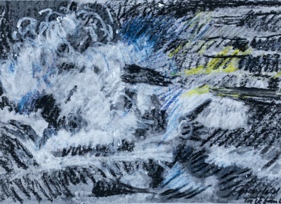 Sprengung im Tagebau